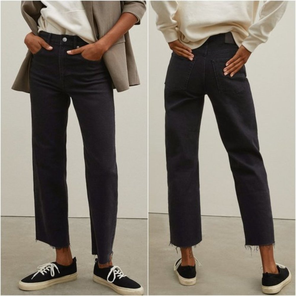Everlane, Size 26, Black Way High Jean